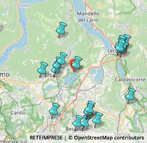 Mappa Via Trieste, 22030 Pusiano CO, Italia (9.04)