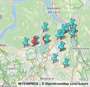 Mappa Via Trieste, 22030 Pusiano CO, Italia (6.58235)