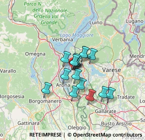 Mappa Via Milite Ignoto, 21027 Ispra VA, Italia (8.31125)