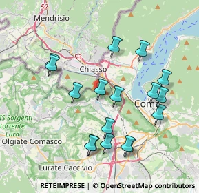 Mappa Via Monte Sasso, 22020 Cavallasca CO, Italia (3.84471)