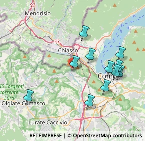 Mappa Via Monte Sasso, 22020 Cavallasca CO, Italia (3.87364)