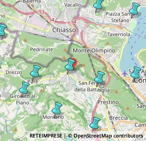 Mappa Via Monte Sasso, 22020 Cavallasca CO, Italia (3.23615)