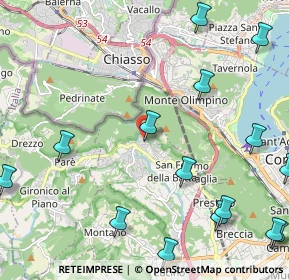 Mappa Via Monte Sasso, 22020 Cavallasca CO, Italia (3.268)