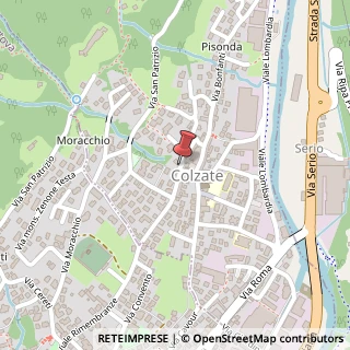 Mappa Via Giuseppe Garibaldi,  5, 24020 Colzate, Bergamo (Lombardia)