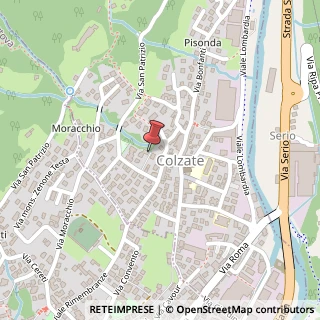 Mappa Via XI Febbraio, 18, 24020 Colzate, Bergamo (Lombardia)