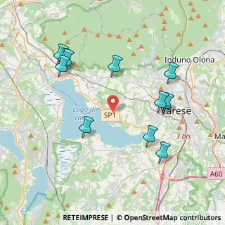 Mappa Calcinate del Pesce, 21100 Varese VA, Italia (4.24818)