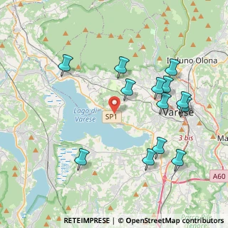 Mappa Calcinate del Pesce, 21100 Varese VA, Italia (4.19462)
