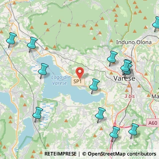 Mappa Calcinate del Pesce, 21100 Varese VA, Italia (6.045)