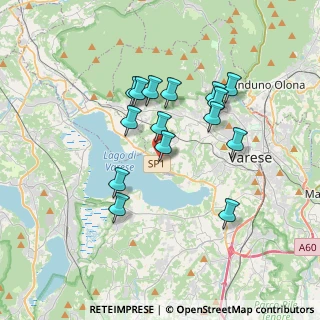 Mappa Calcinate del Pesce, 21100 Varese VA, Italia (3.06867)