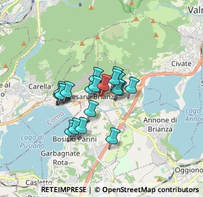 Mappa Via Resegone, 23861 Cesana Brianza LC, Italia (1.1045)