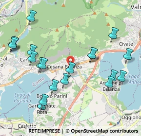 Mappa Via Resegone, 23861 Cesana Brianza LC, Italia (2.3035)