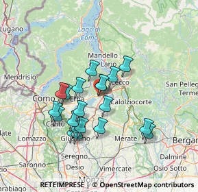 Mappa Via Resegone, 23861 Cesana Brianza LC, Italia (11.794)