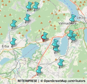 Mappa Via Resegone, 23861 Cesana Brianza LC, Italia (4.61615)