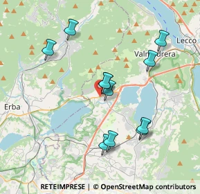 Mappa Via Resegone, 23861 Cesana Brianza LC, Italia (3.51636)