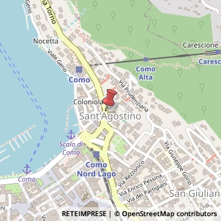Mappa Via Torno, 4, 22100 Como, Como (Lombardia)