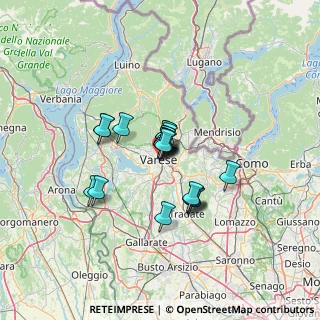Mappa Via Felice Orrigoni, 21100 Varese VA, Italia (8.109)
