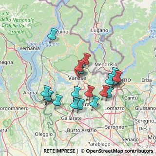 Mappa Via Felice Orrigoni, 21100 Varese VA, Italia (13.6465)