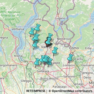 Mappa Via Felice Orrigoni, 21100 Varese VA, Italia (9.43412)
