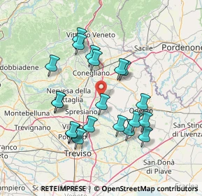 Mappa Borgo Malanotte, 31028 Vazzola TV, Italia (13.6585)