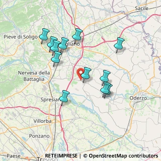 Mappa Borgo Malanotte, 31028 Vazzola TV, Italia (6.94583)