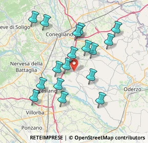 Mappa Borgo Malanotte, 31028 Vazzola TV, Italia (7.02412)