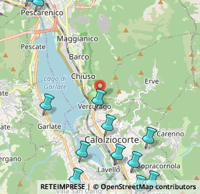 Mappa Localita' Rocca Dell'innominato, 23900 Lecco LC, Italia (3.01083)