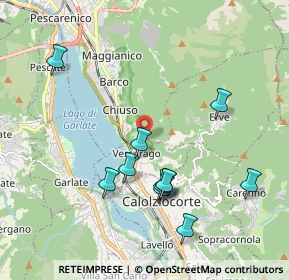 Mappa Localita' Rocca Dell'innominato, 23900 Lecco LC, Italia (1.96818)