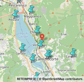 Mappa Localita' Rocca Dell'innominato, 23900 Lecco LC, Italia (2.38545)