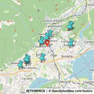 Mappa Via Fatebenefratelli, 22036 Erba CO, Italia (1.81667)