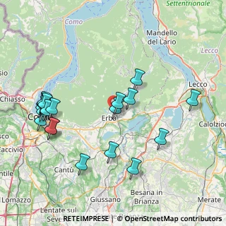 Mappa Via Fatebenefratelli, 22036 Erba CO, Italia (8.838)