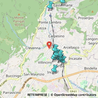 Mappa Via Fatebenefratelli, 22036 Erba CO, Italia (0.87182)