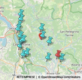 Mappa Via alle Fonti, 24038 Sant'Omobono Terme BG, Italia (7.91938)