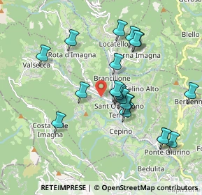 Mappa Via alle Fonti, 24038 Sant'Omobono Terme BG, Italia (1.8025)