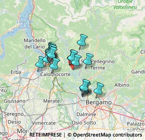 Mappa Via alle Fonti, 24038 Sant'Omobono Terme BG, Italia (9.766)