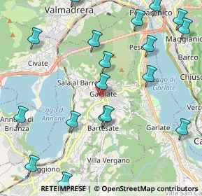 Mappa 23851 Galbiate LC, Italia (2.7215)