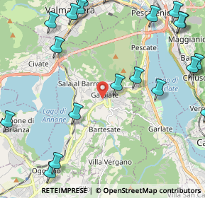 Mappa 23851 Galbiate LC, Italia (3.0095)