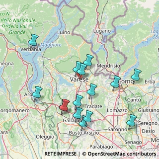 Mappa Le Corti, 21100 Varese VA, Italia (16.06333)