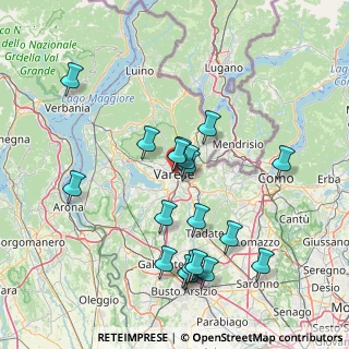 Mappa Le Corti, 21100 Varese VA, Italia (15.32421)