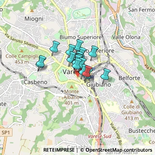 Mappa Le Corti, 21100 Varese VA, Italia (0.433)