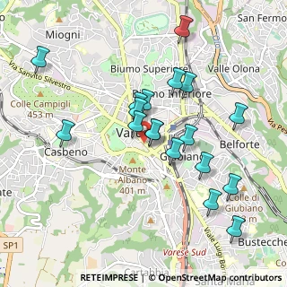 Mappa Via Alessandro Manzoni, 21100 Varese VA, Italia (0.90056)