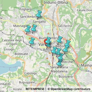 Mappa Via Alessandro Manzoni, 21100 Varese VA, Italia (1.52538)