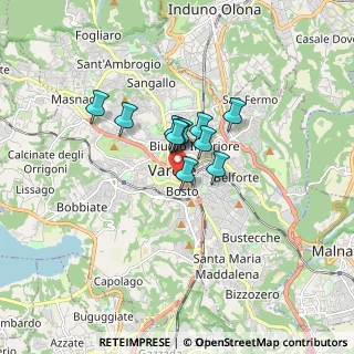 Mappa Via Alessandro Manzoni, 21100 Varese VA, Italia (0.97636)