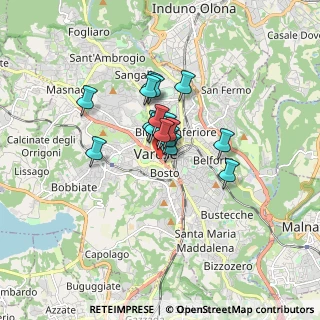 Mappa Via Alessandro Manzoni, 21100 Varese VA, Italia (1.01059)