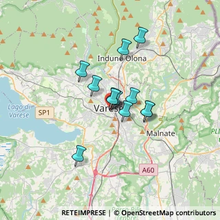 Mappa Le Corti, 21100 Varese VA, Italia (2.32083)