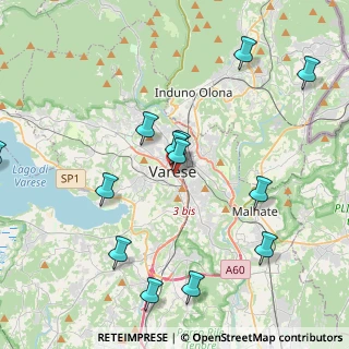 Mappa Via Alessandro Manzoni, 21100 Varese VA, Italia (4.53308)