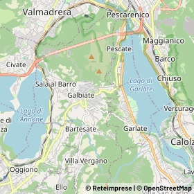 Mappa Galbiate