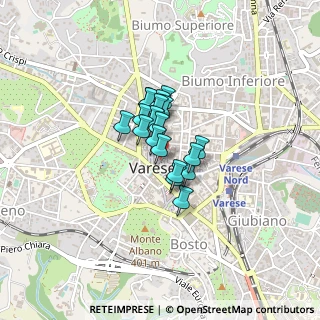 Mappa Via Leopardi, 21100 Varese VA, Italia (0.22316)