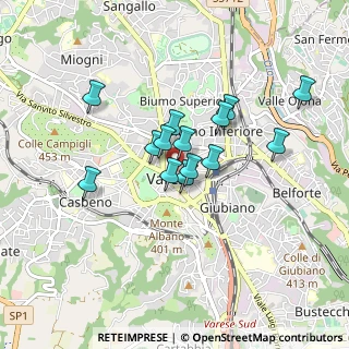 Mappa Via Leopardi, 21100 Varese VA, Italia (0.64929)