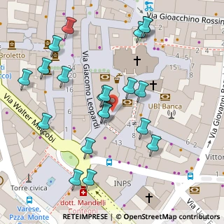 Mappa Corso Aldo Moro, 21100 Varese VA, Italia (0.067)
