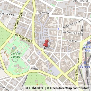 Mappa Piazza Monte Grappa, 1, 21100 Varese, Varese (Lombardia)